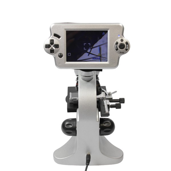 Omegon Microscope DigitalView LCD, achromat, 400x, 2MP camera, 3,5"LCD