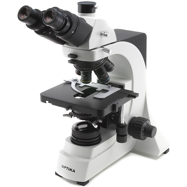 Optika Microscope B-500Ti,  trinocular, Plan IOS, LED