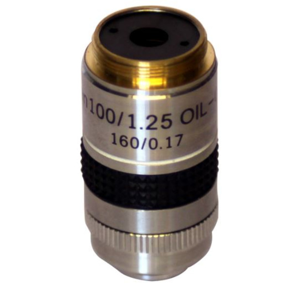 Optika Objective M-059, PLAN, 100x oil with diaphragm for darkfield for B-380, B-500