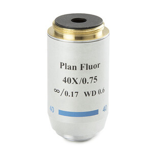 Euromex Objective 86.556, S40x/0,70, w.d. 0,42 mm, PL-FL IOS , plan, fluarex (Oxion)