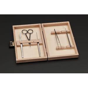 Windaus Micro copying cutlery: 5 instruments in the wood case