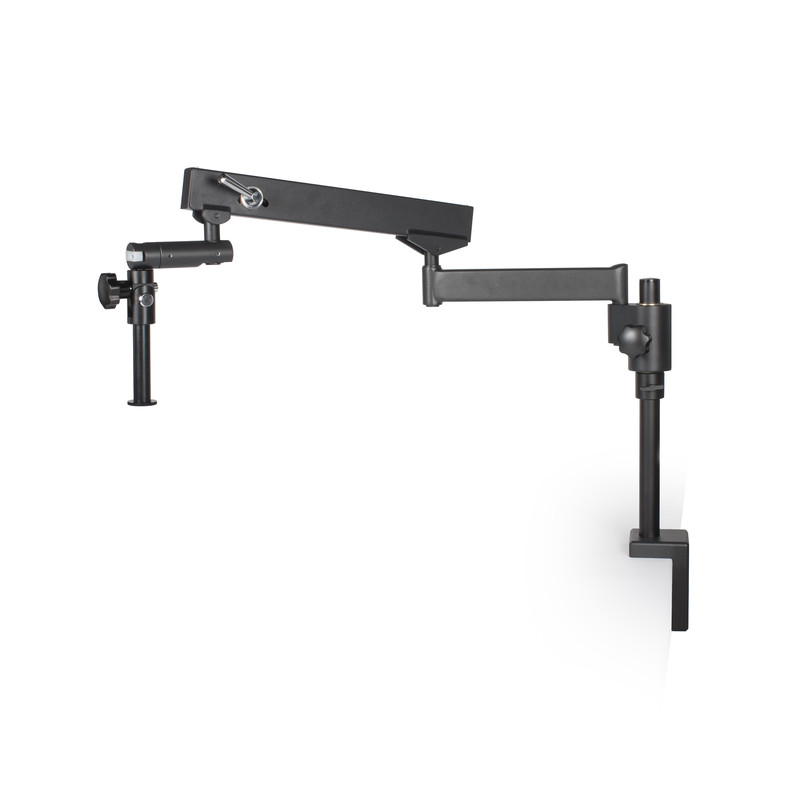 Motic Articulating arm boom stand (table clamp), Ø 25mm pole
