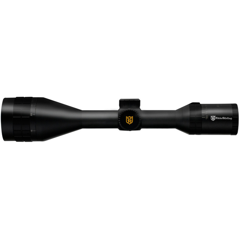 Nikko Stirling Riflescope Panamax 4-12x50, Adjustable Objective, Half Mil-Dot illuminated