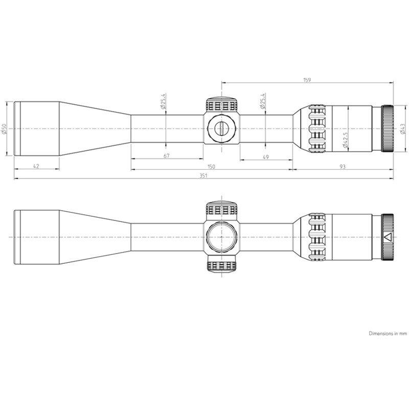Kahles Riflescope Zielfernrohr HELIA 3 4-12x44i, G4B