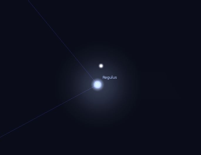 Regulus is one of the least-noticed binary stars