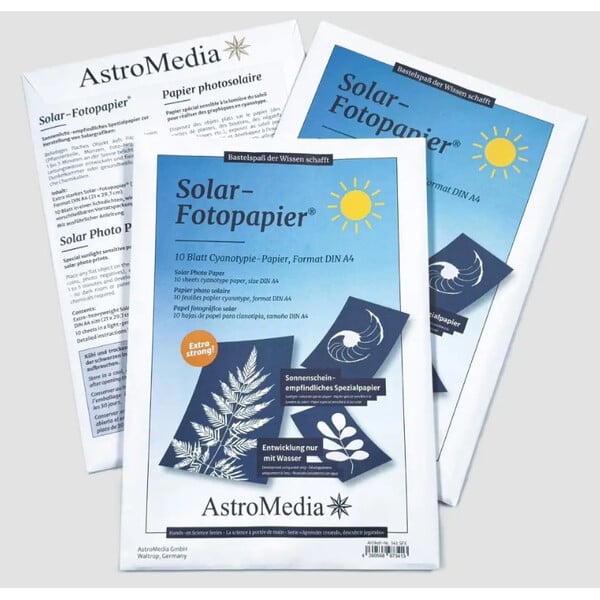 AstroMedia kit: Solar Photographic Paper, DIN A4, 10 sheets