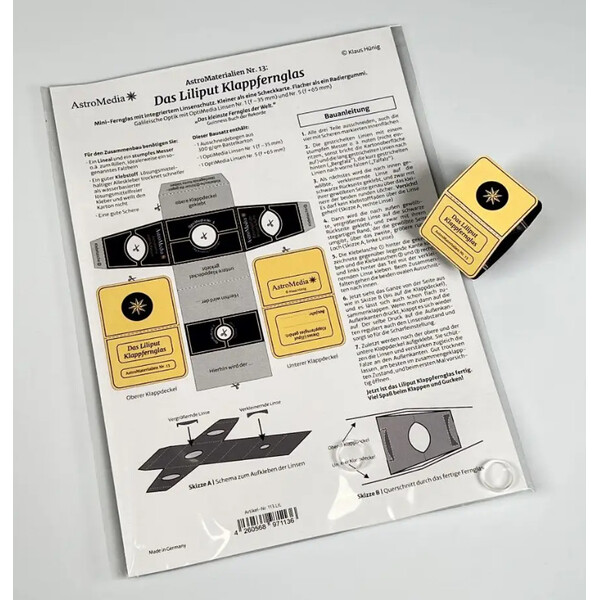AstroMedia Kit Los prismáticos plegables Liliput