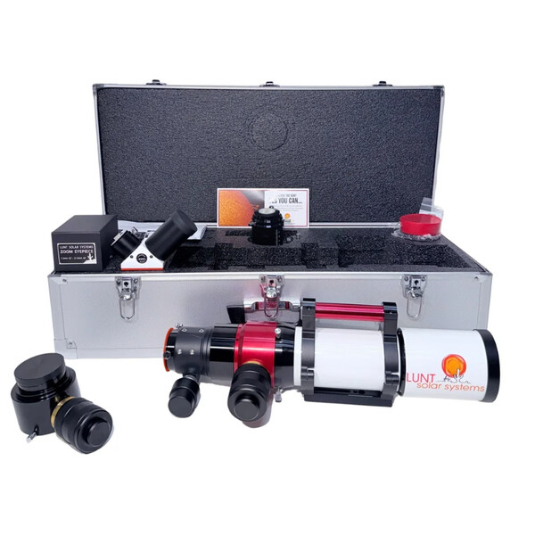 Lunt Solar Systems Telescopio Solare ST 80/560 LS80MT Ha B1800 PT DS Premium Kit