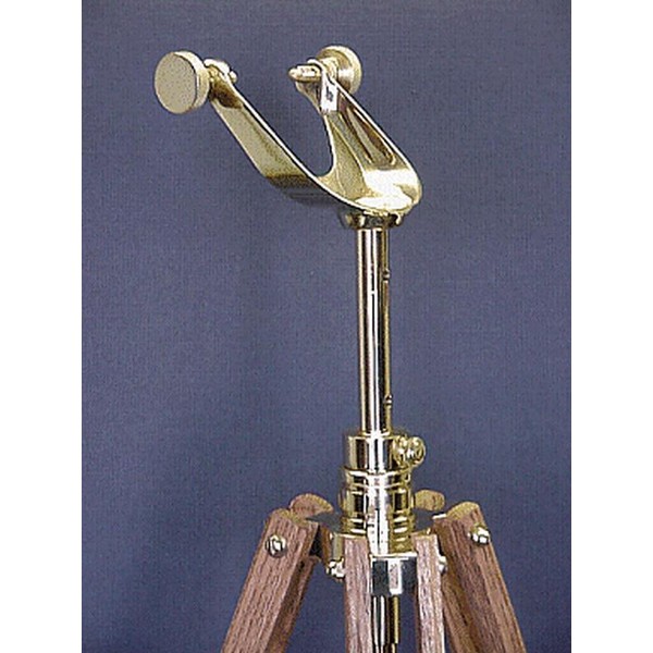 The Glass Eye Cape Cod Brass Tripod made of Teak