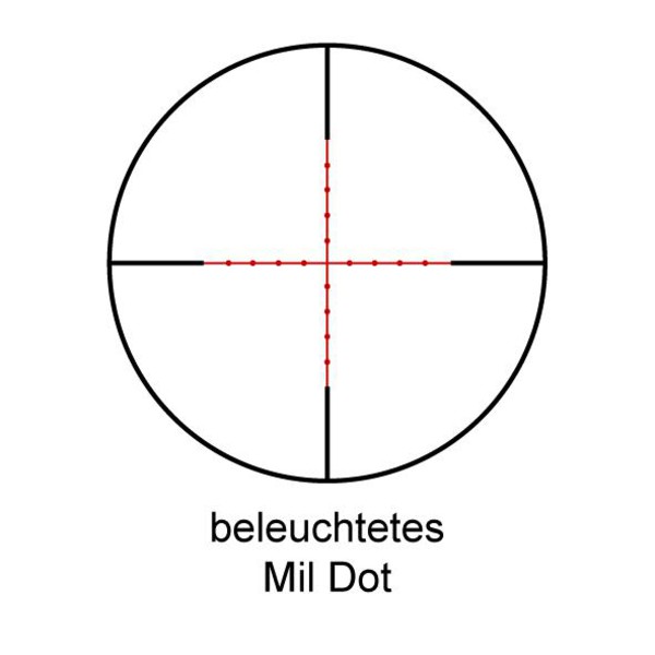 Tasco Riflescope Target & Varmint 6-24X42, Mil Dot telescopic sight, illuminated