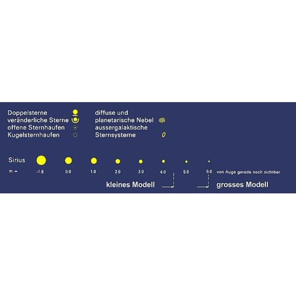 Freemedia Star chart Sirius Sternkarte, groß