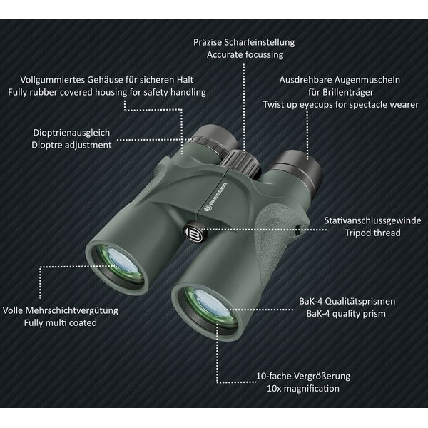 Bresser Binoculars 10x42 Condor