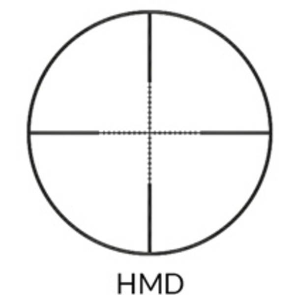 Nikko Stirling Riflescope Target Master 4-16x44, Half Mil Dot illuminated