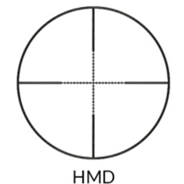 Nikko Stirling Riflescope Target Master 5-20x50, Half Mil Dot illuminated