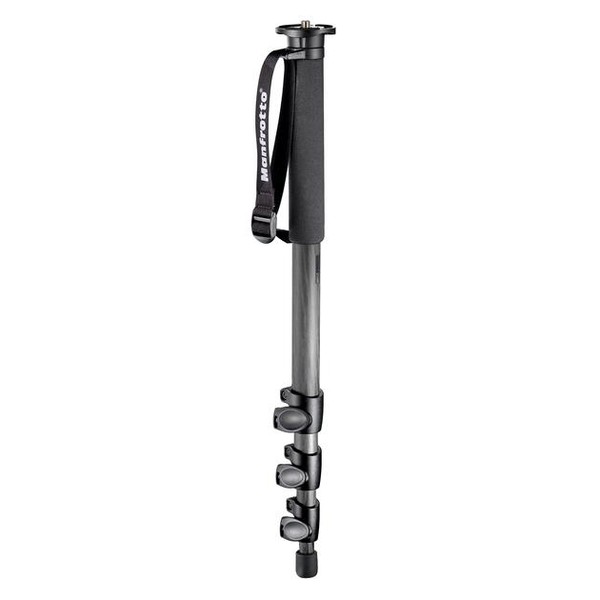 Manfrotto 694CX carbon fibre hiking stick, telescopic, 3 section