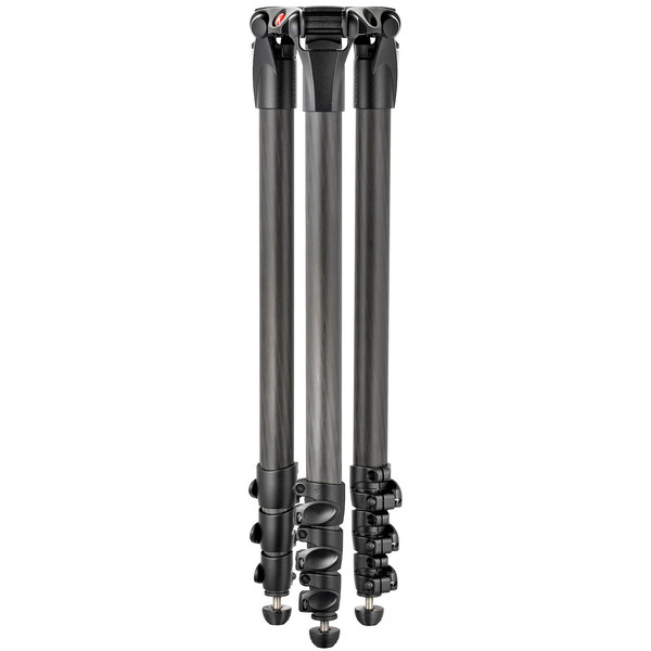Manfrotto 536 MPRO video tripod with 75/100 mm half-shell, monotube, 3 section telescopic legs