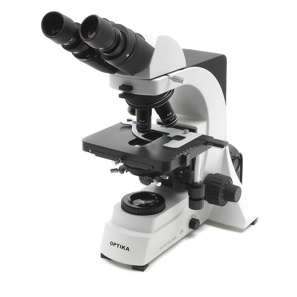 Optika B-600Bi binocular microscope, 40 - 1000x, plan achromatic IOS objectives