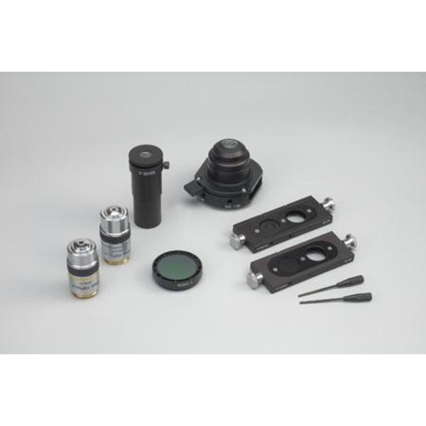 Windaus Phase-contrast kit for HPM CxL series, consisting of: plan-achromatic 10X and 40X phase-contrast objectives, 10X and 40x phase shifters, tuning eyepiece, adjustment tool and green filter