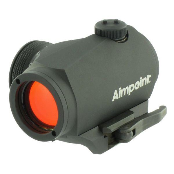 Aimpoint Mirino Micro H-1, 2 MOA, completo di montatura per slitta Weaver