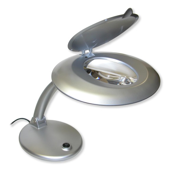 Carson Lampada da tavolo DeskBrite-400 con lente d'ingrandimento integrata 1,75x/4x