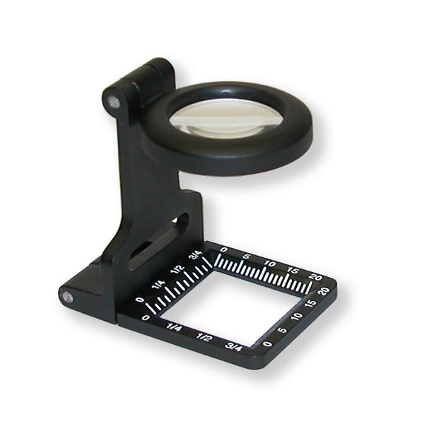 Carson Magnifying glass 6x metal linen tester