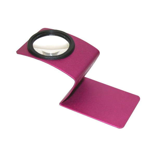 Carson Wave 5X magnifying glass, pink