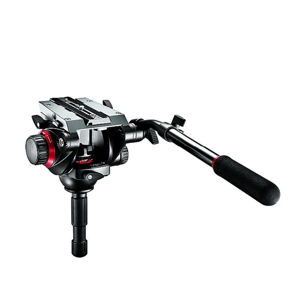 Manfrotto 2-way-panheads 504HD Pro Fluid video tilt head with 501PL quick release plate