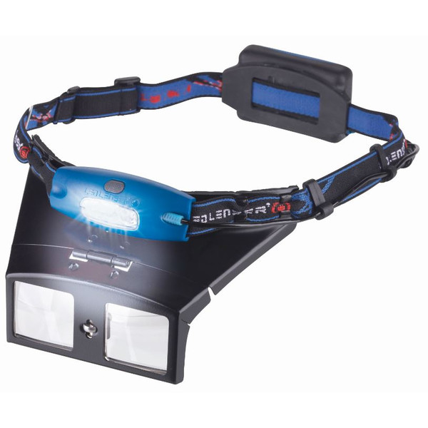Headband Magnifier with Light, Rechargeable Magnifying Glasses for Close  Work