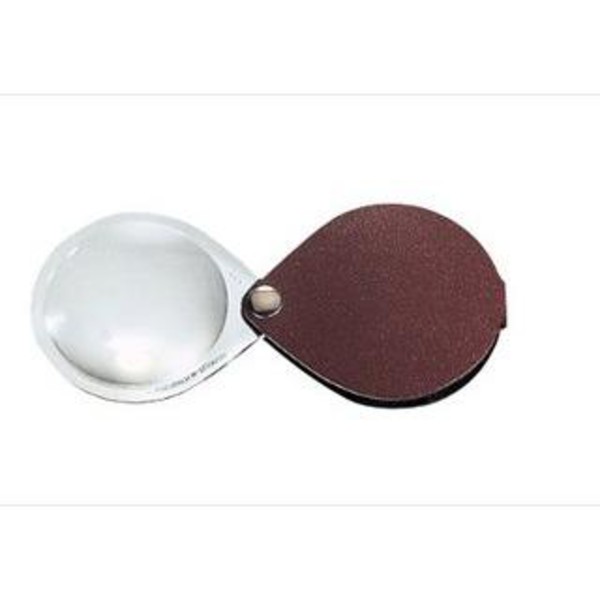 Eschenbach Magnifying glass Classic 50mm folding magnifier, burgundy red