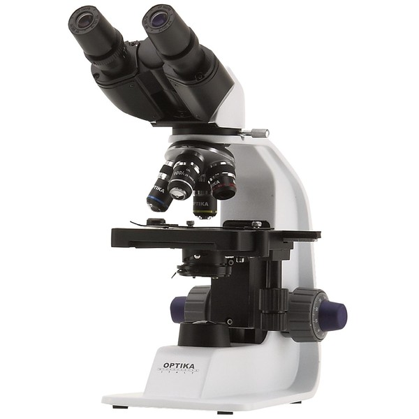 Optika Microscope B-159, bino, DIN, achro, Kreuztisch, 40x-1000x, LED 1W