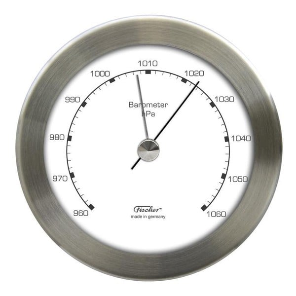 Eschenbach Weather station 528211 aneroid barometer, stainless steel