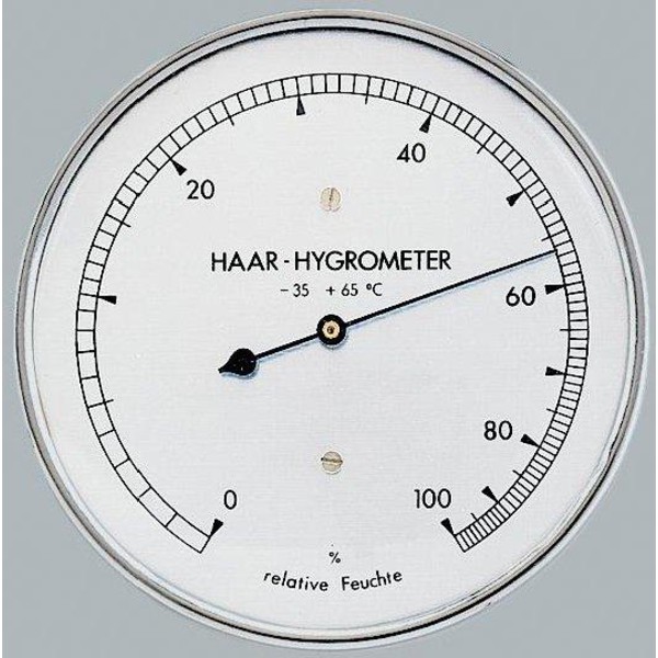 Hair Hygrometer, Diameter 85 mm — Eisco Labs