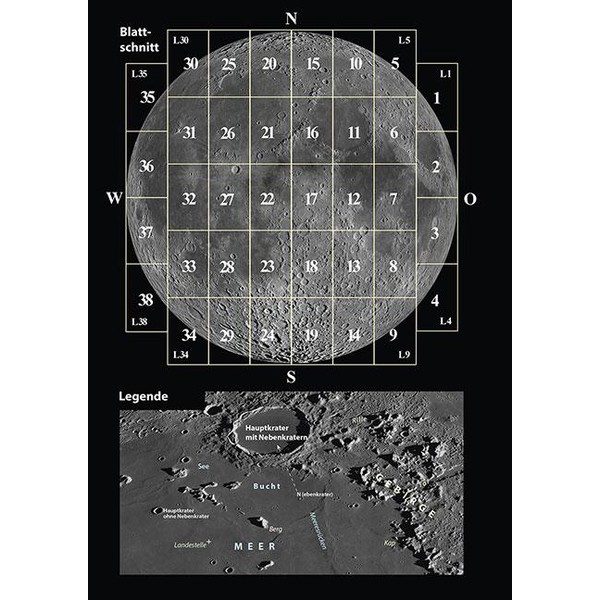 Oculum Verlag Occulum Publishing Book - Travel atlas of the Moon (in German)