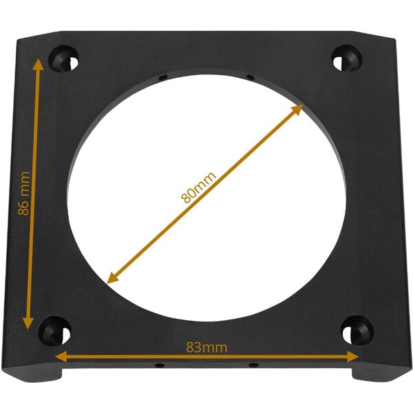 Omegon adapter for attaching a 2'' Crayford focuser to a Skywatcher OTA