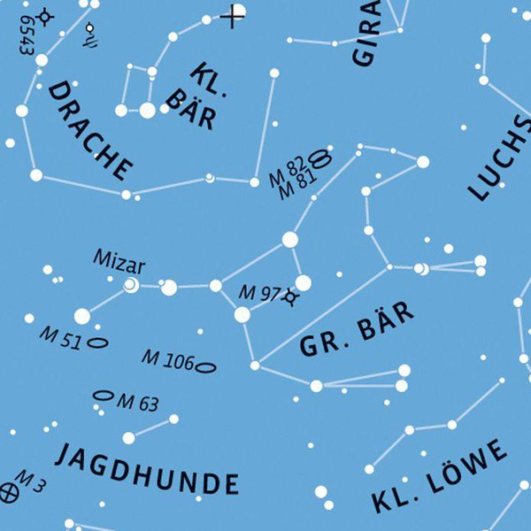 Kosmos Verlag Star chart Planisphere