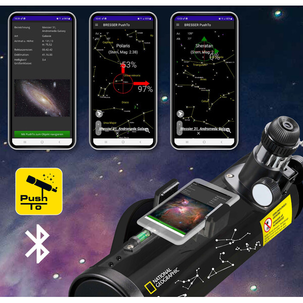 National Geographic Telescope N 76/350 AZ PushTo