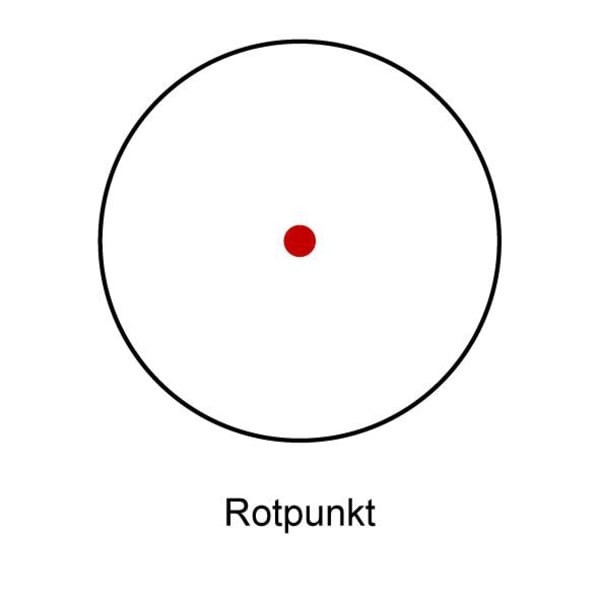 Tasco Pointing scope Propoint 1x25, 5 M.O.A. Red Dot reticle, illuminated