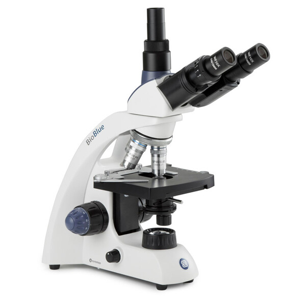 Euromex Microscope BioBlue, BB.4243, trino, DIN, semiplan, 40x-600x, 10x/18, NeoLED, 1W