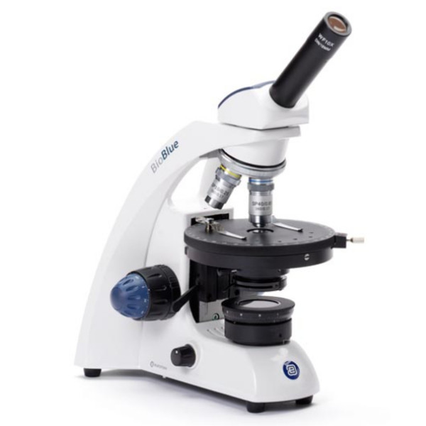 Euromex Microscope BioBlue BB.4240-P, POL, mono, DIN, 40x-600x, 10x/18, HAL, 20W