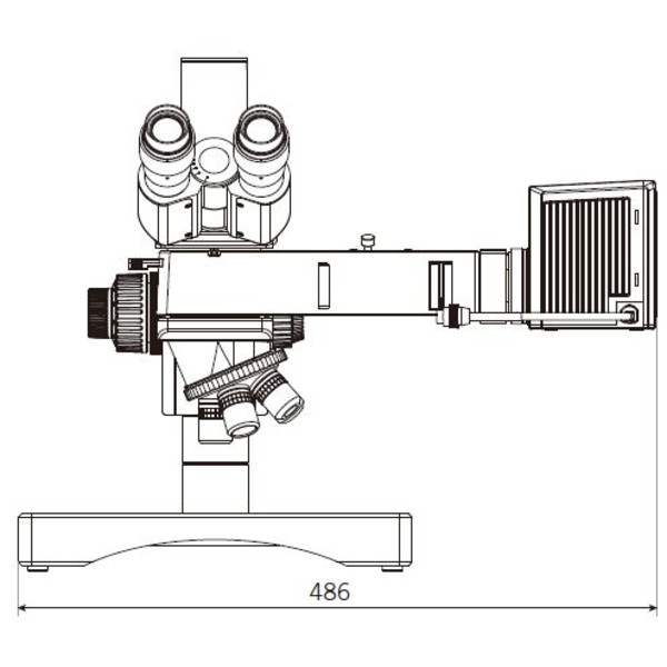 Motic BA310 MET-H trinocular microscope