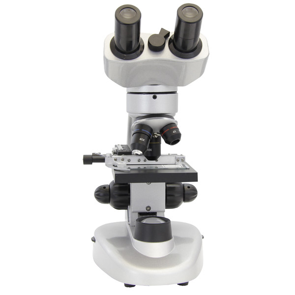 Omegon binocular microscope, 40x-800x, LED