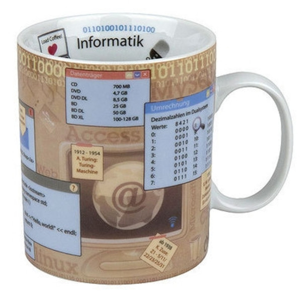 Könitz Cup Computer science data mug (in German)