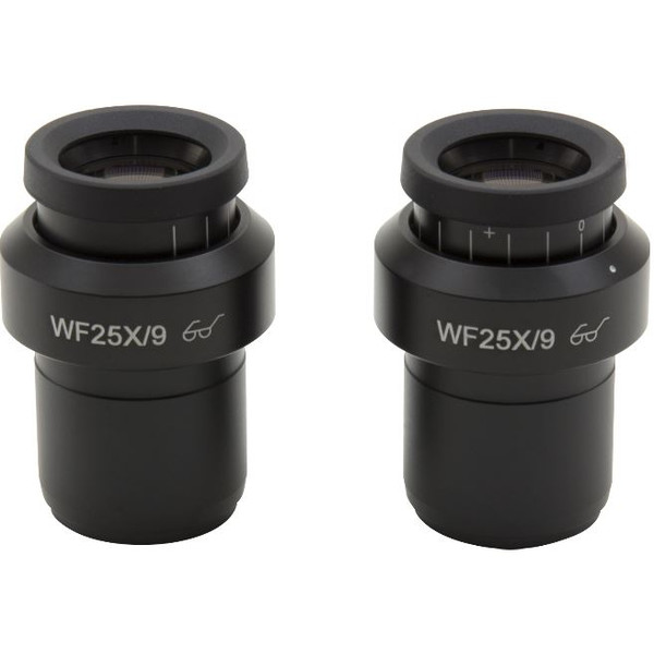 Optika ST-144 WF25X / 9mm eyepieces (pair) for Modular Series SZN microscope heads