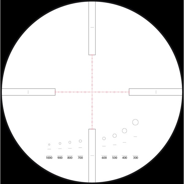 Meopta Mirino ZD 6-24x56 RD, reticolo Mil Dot 2