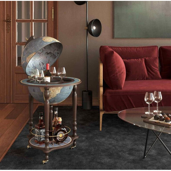 Zoffoli living Standglobus Da Vinci Blu Dust 40cm