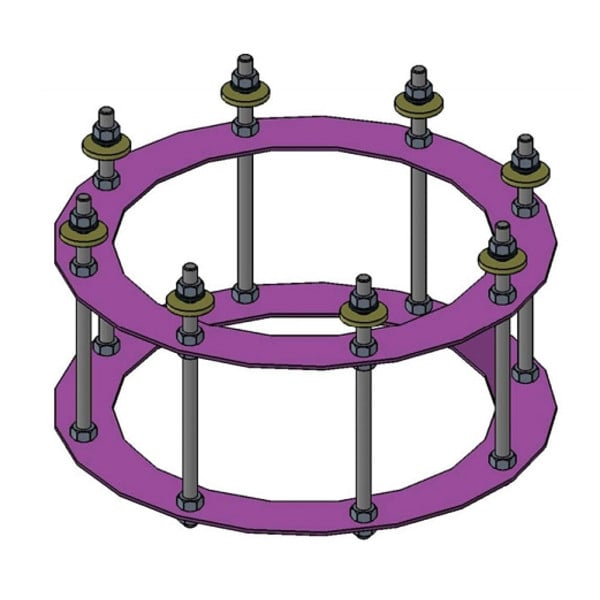 euro EMC Anchoring set 2 for observatory column P300 100cm