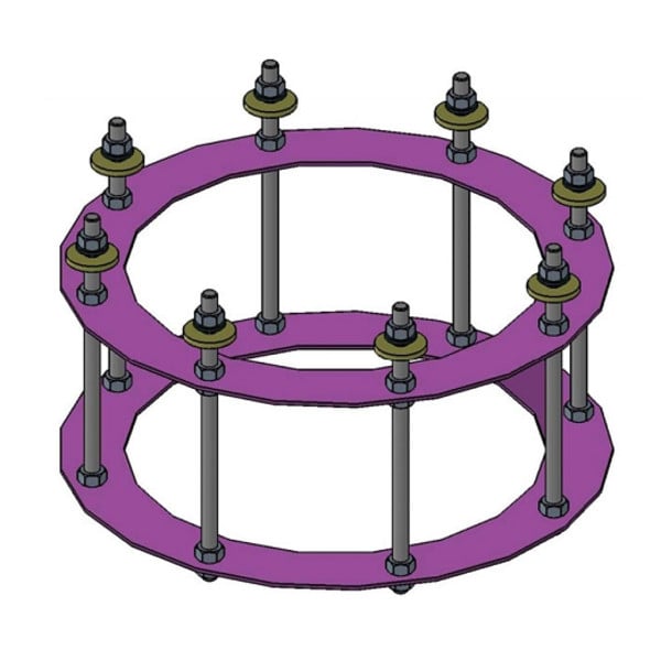 euro EMC Verankerungssatz 2 für Sternwartensäule P300 100cm