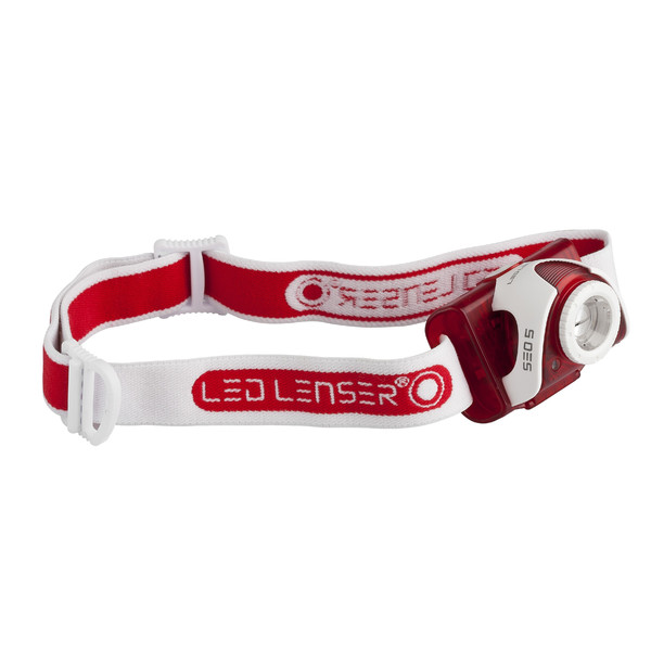 LED LENSER Headlamp SEO5 head lamp, red