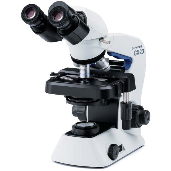 Evident Olympus Microscope Olympus CX23 RFS2, bino, plan, 40x,100x, 400x, LED