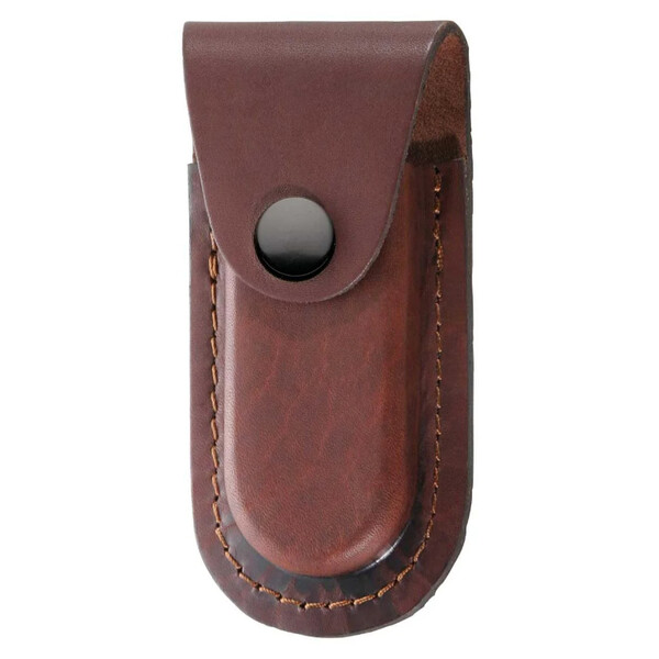 Herbertz Zakmes leren etui 2675120, donkerbruin, voor 12 cm